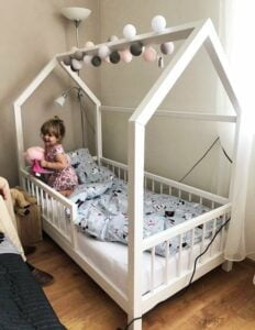 Kinderbetten im skandinavischen Stil