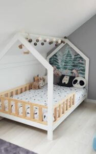 Kinderbetten im skandinavischen Stil