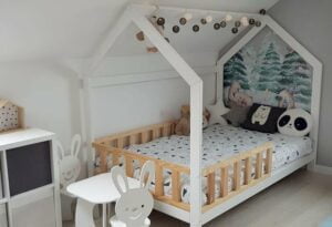 Kinderbetten im skandinavischen Stil