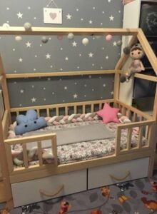 Kinderbetten im skandinavischen Stil