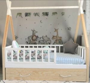 Kinderbetten im skandinavischen Stil