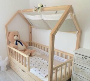 Kinderbetten im skandinavischen Stil