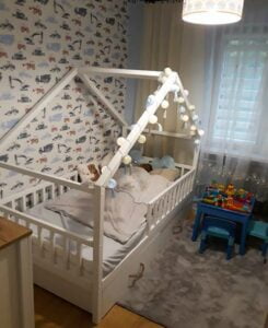 Kinderbetten im skandinavischen Stil