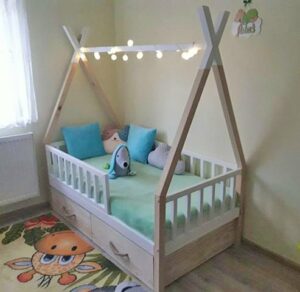 Kinderbetten im skandinavischen Stil