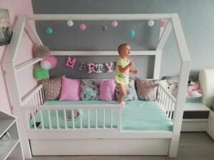 Kinderbetten im skandinavischen Stil