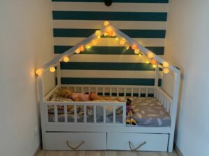 Kinderbetten im skandinavischen Stil