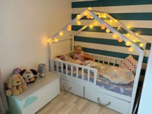 Kinderbetten im skandinavischen Stil