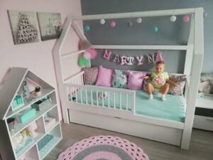 Kinderbetten im skandinavischen Stil