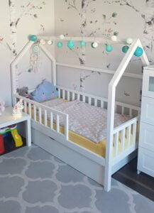 Kinderbetten im skandinavischen Stil