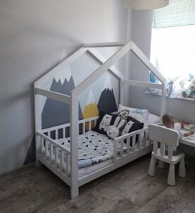 Kinderbetten im skandinavischen Stil