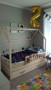 Kinderbetten im skandinavischen Stil