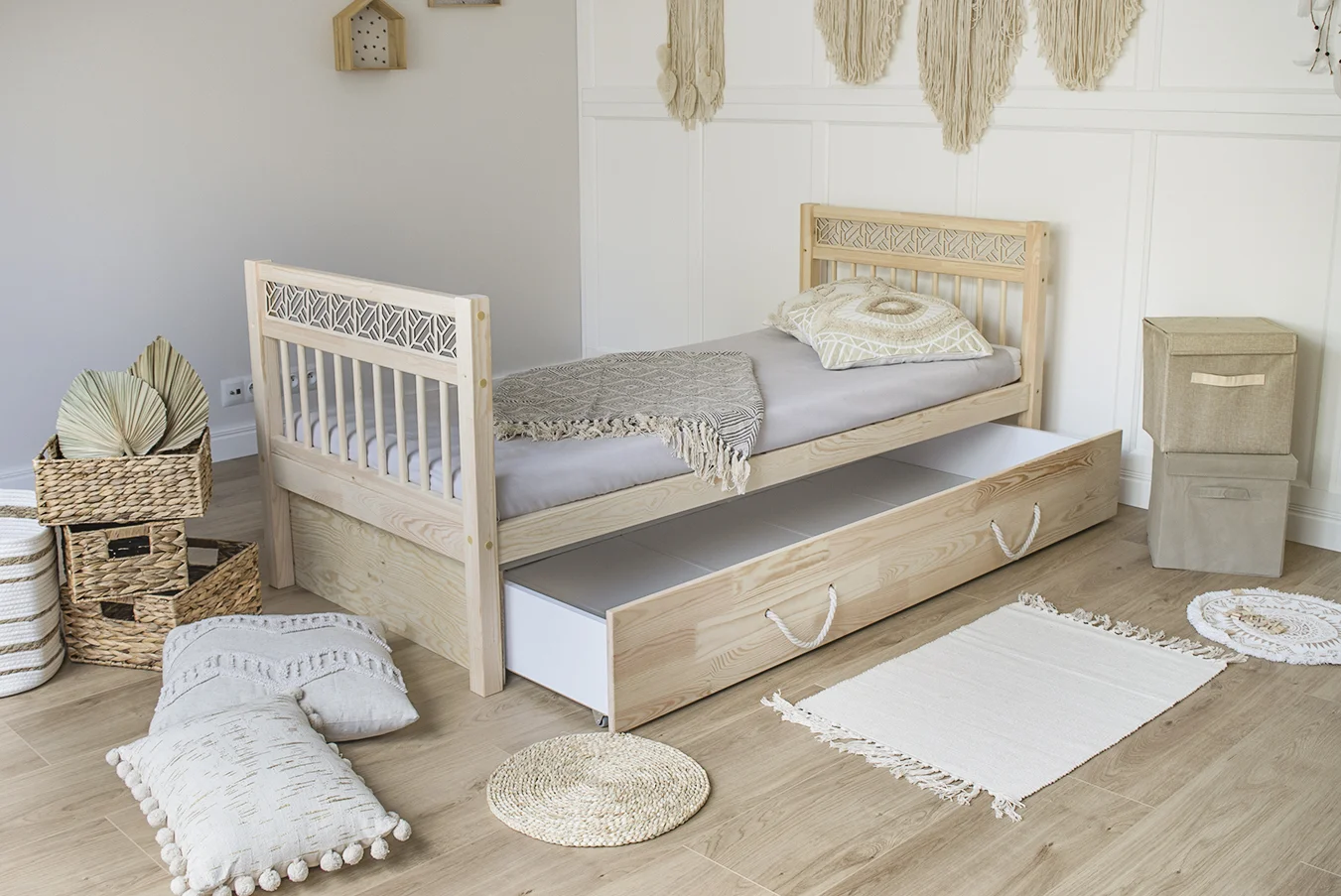 Łóżko Hanko II z szufladą