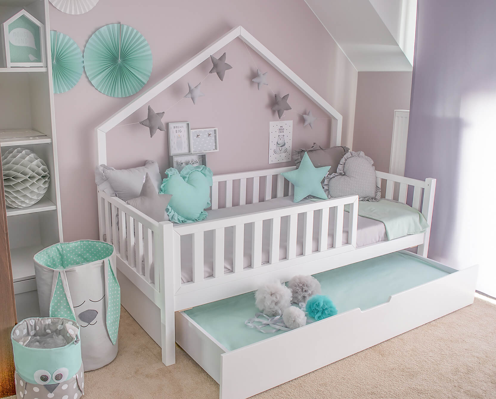 Łóżko Letika z szufladą