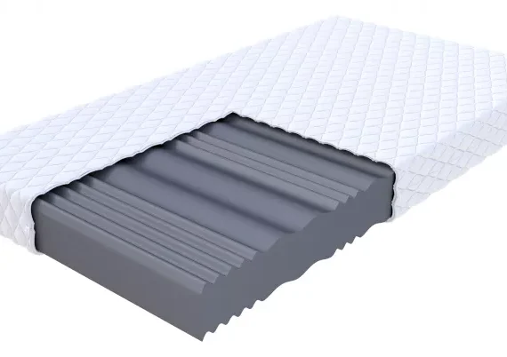 Materac piankowy LIVIA 12 cm ( profilowana pianka)