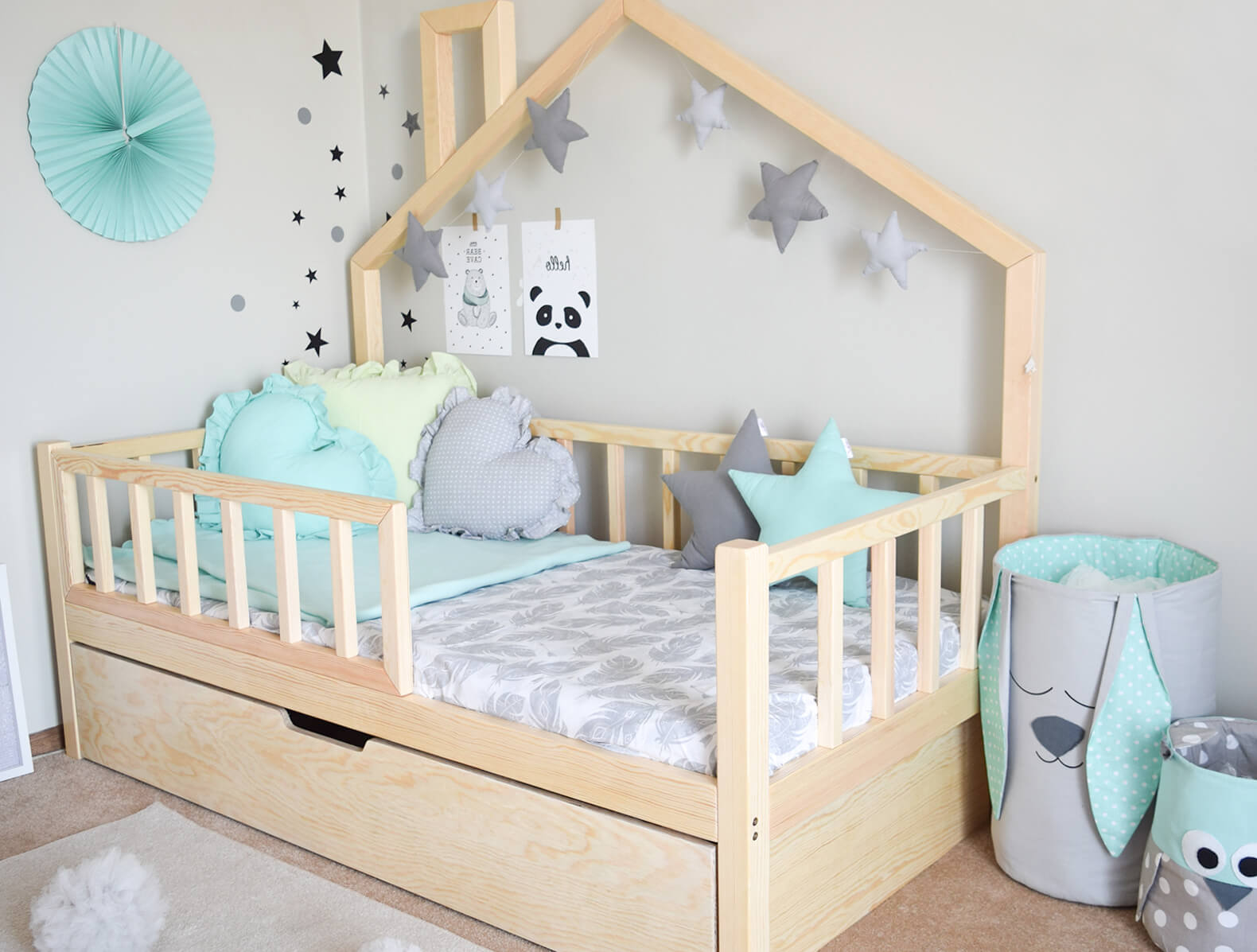 Łóżko Linea z szufladą