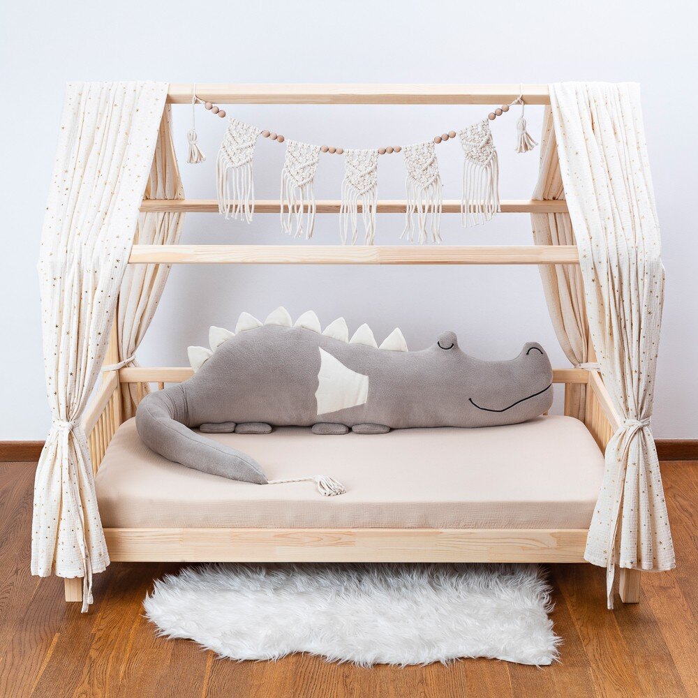 Poduszka smokozaur ™ pluszowy- beżowy - obrazek 2