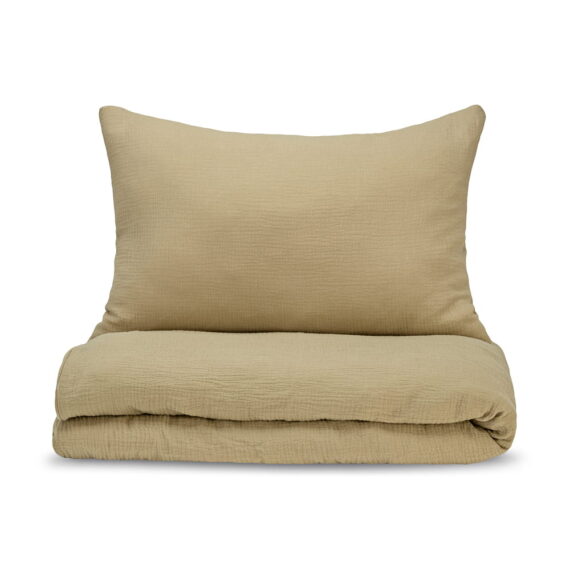 Pościel Muślinowa dla Dzieci - Oliwkowa