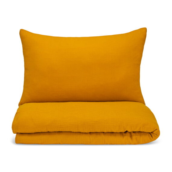 Pościel Muślinowa dla Dzieci - Musztardowa