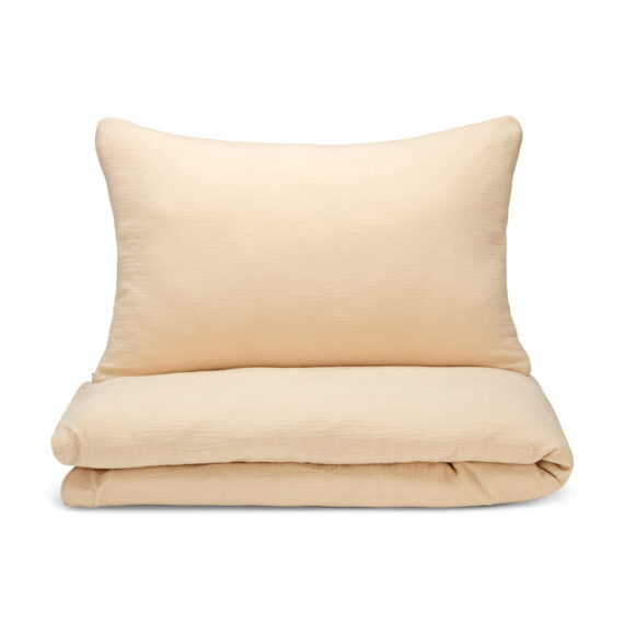 Pościel Muślinowa dla Dzieci - Jasny Beżowy