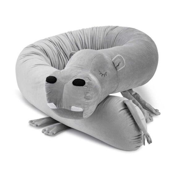 Hipopotam – ochraniacz do łóżeczka i przytulanka do snu