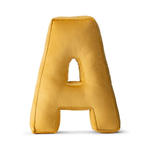 Poduszka ozdobna literka- A