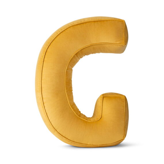 Poduszka ozdobna literka- G