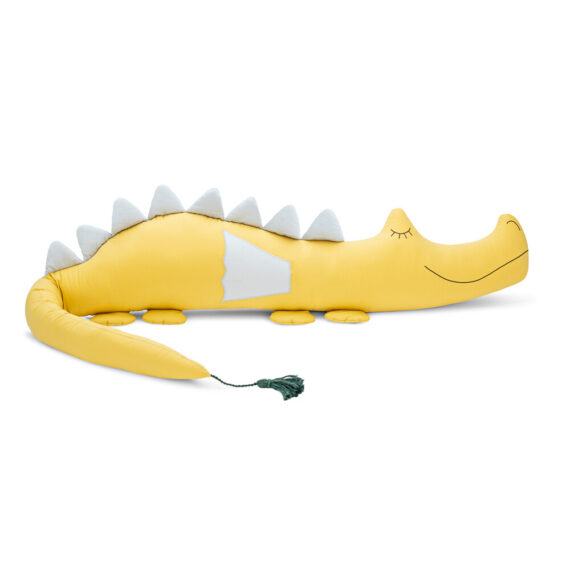 Poduszka smokozaur ™ bawełniany-żółty