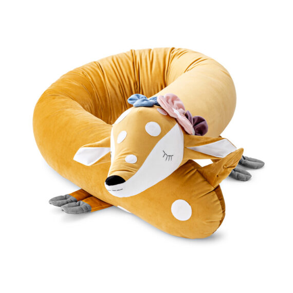 Sarenka z kwiatuszkami – przytulanka do zasypiania i poduszka dekoracyjna