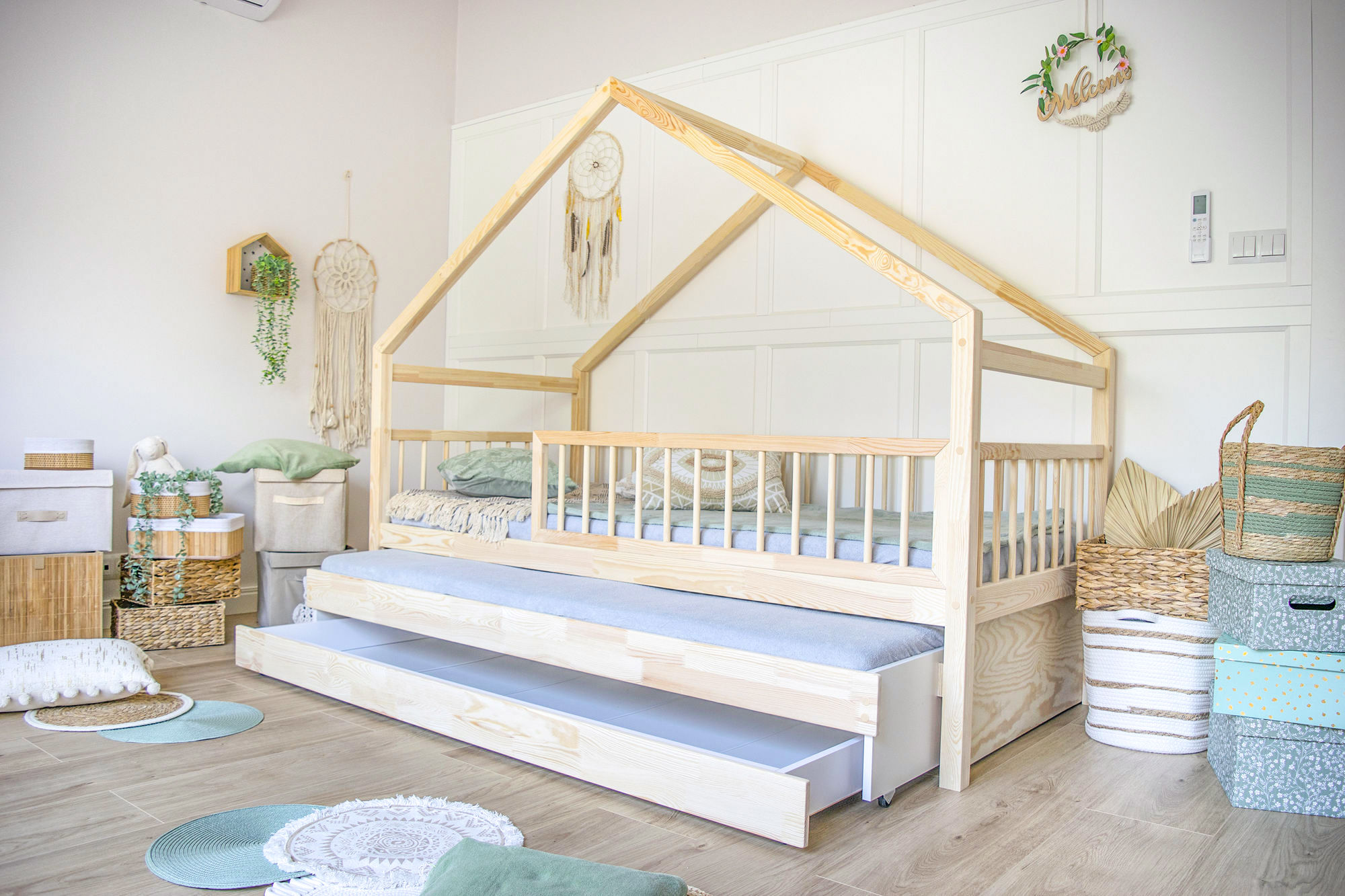 Łóżko Luna 3w1- Funkcja spania + 1 szuflada - obrazek 2