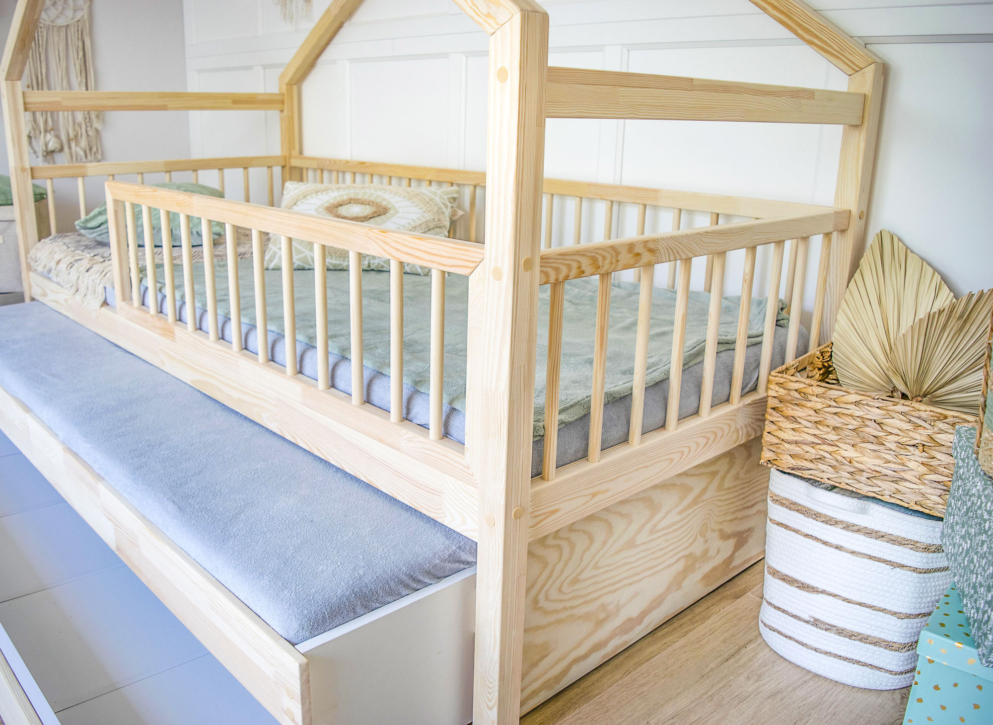 Łóżko Luna 3w1- Funkcja spania + 1 szuflada - obrazek 4